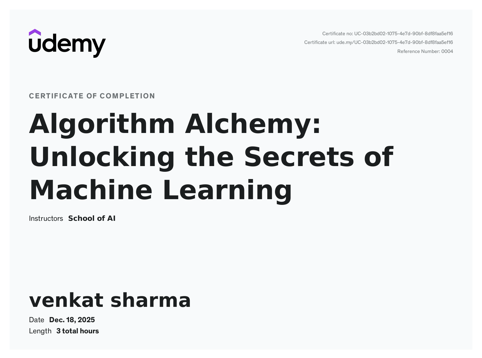 Machine Learning Concepts